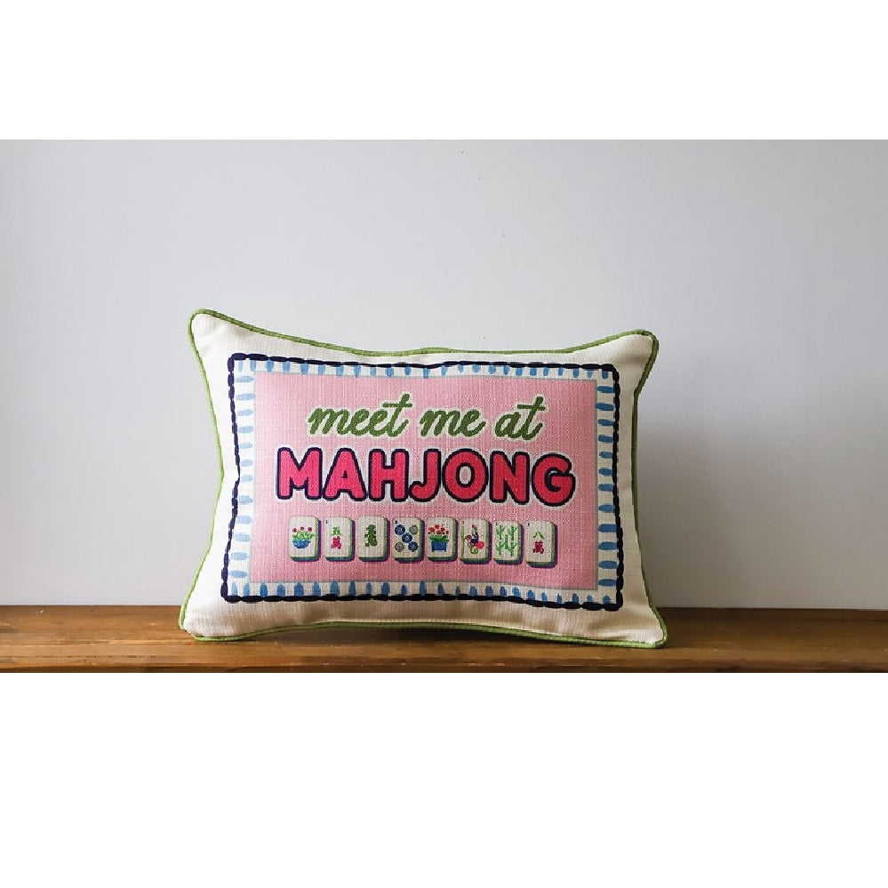 Little Birdie - Pillow - Meet Me at Mahjong