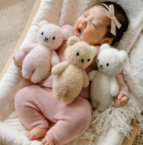 Cuddle+Kind - Baby Bouclé Bear Strawberry - Findlay Rowe Designs