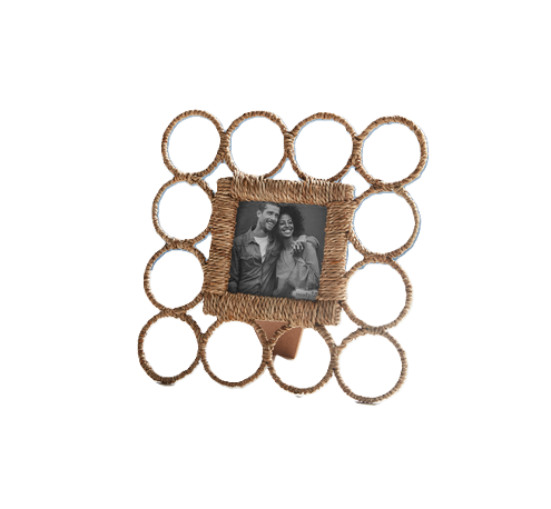 Mud Pie - Frame Seagrass Link - Findlay Rowe Designs