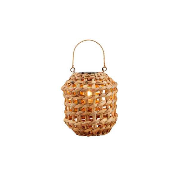 Mud Pie - Light Up Woven Mini Lantern