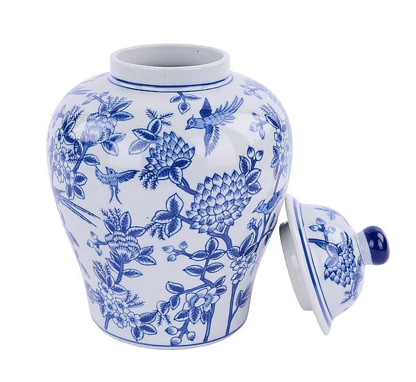 Ginger Jar - 10.75in - Blue White - Findlay Rowe Designs