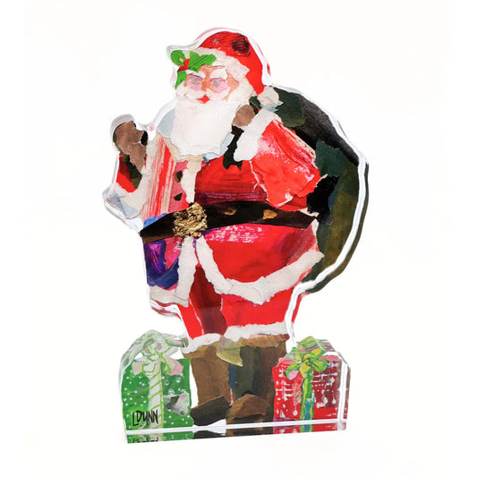 Lauren Dunn - Acrylic Block - Jolly Ol' St. Nick
