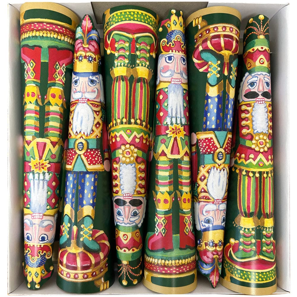 Nutcracker Christmas Christmas Cone Crackers - 6 Cone-Shaped Crackers Per Box - Findlay Rowe Designs