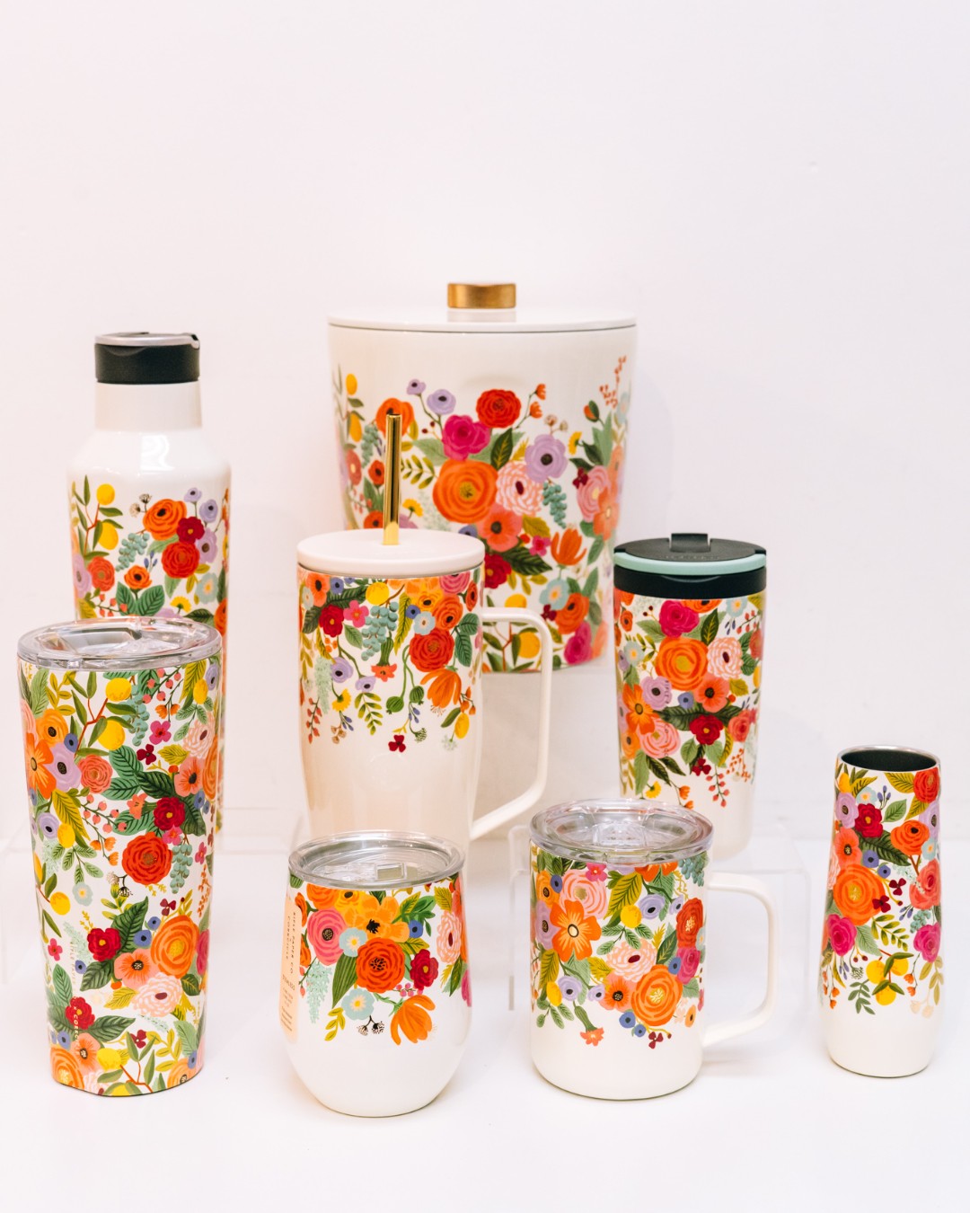 Corkcicle - 12oz Kids Cup - Rifle Paper Co. Garden Party - Findlay Rowe Designs