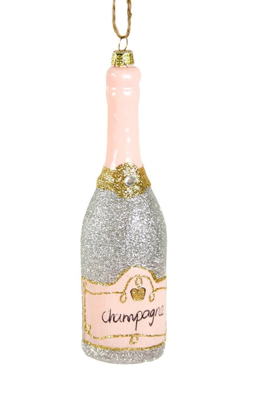 Cody Foster - Ornament - Glittered Champagne-Silver