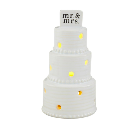 Mud Pie - Light-Up Sitter - Wedding Cake - Findlay Rowe Designs