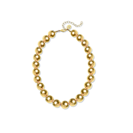 Susan Shaw - Necklace - Margaret - Gold Plated Ball Choker
