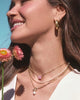 Kendra Scott - Necklace - Cailey Butterfly Gold Short Pendant - Pink Opalescent Resin - Findlay Rowe Designs