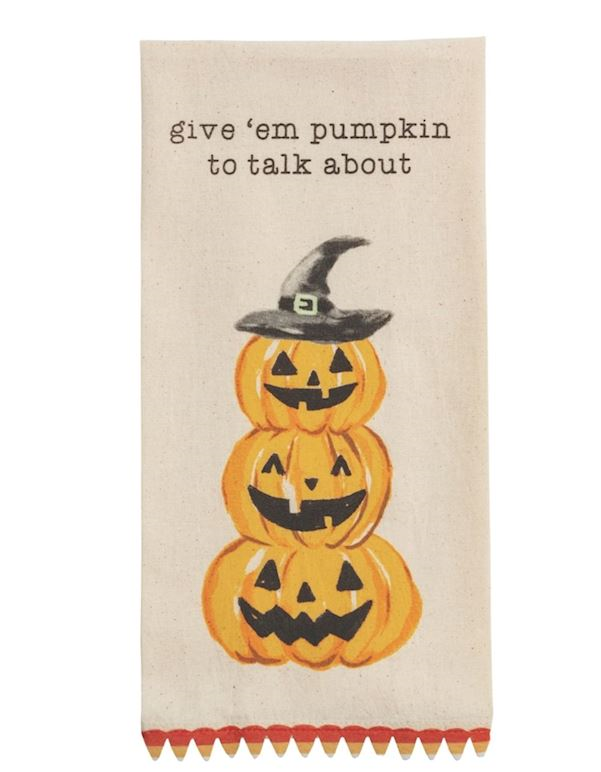 Mud Pie - Halloween Cloth Towel - Trimmed - Findlay Rowe Designs