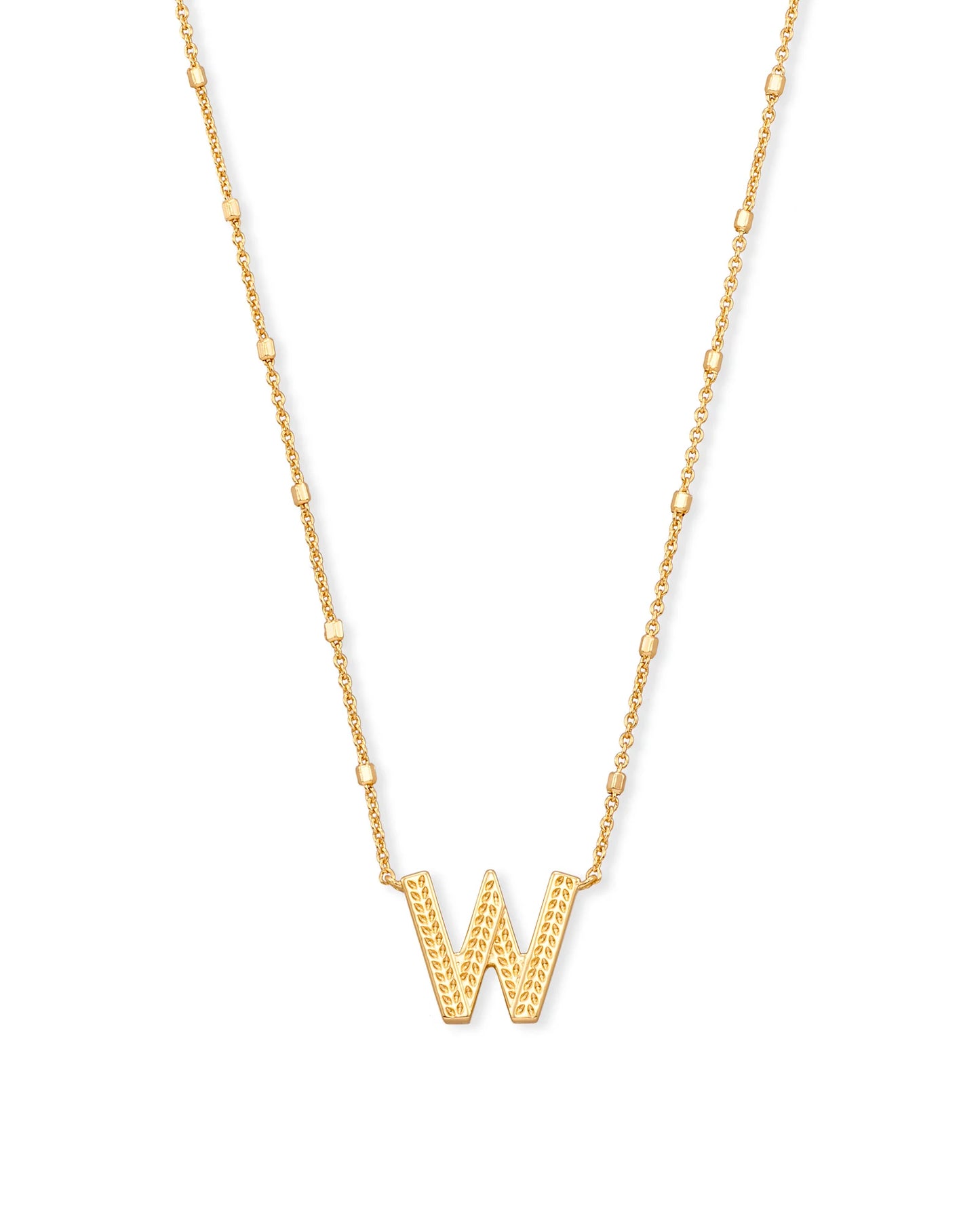 Kendra Scott - Necklace - Letter Pendant - Gold - Findlay Rowe Designs