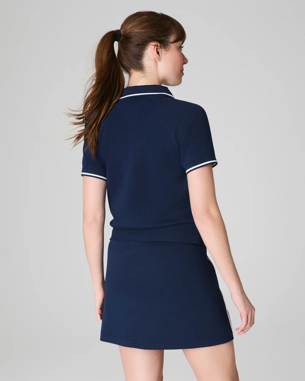 SPANX - AirEssentials Pique - Polo Top - Timeless Navy - Findlay Rowe Designs