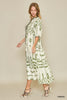 Dress - Aztec Print - Green - Findlay Rowe Designs