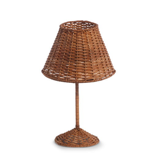 Woven Candle Holder with Shade - 17in - Findlay Rowe Designs