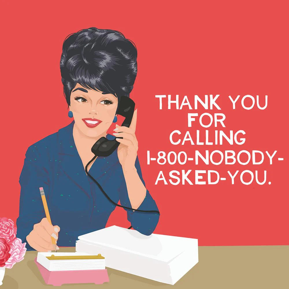 Napkins - Cocktail - Nobody Asked You