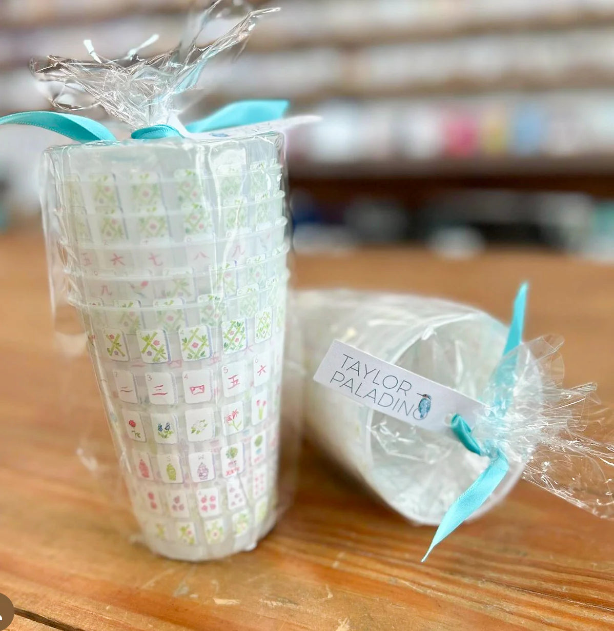 Taylor Paladino -  Frosted Party Cups - Mahjong - Set 6 - Findlay Rowe Designs