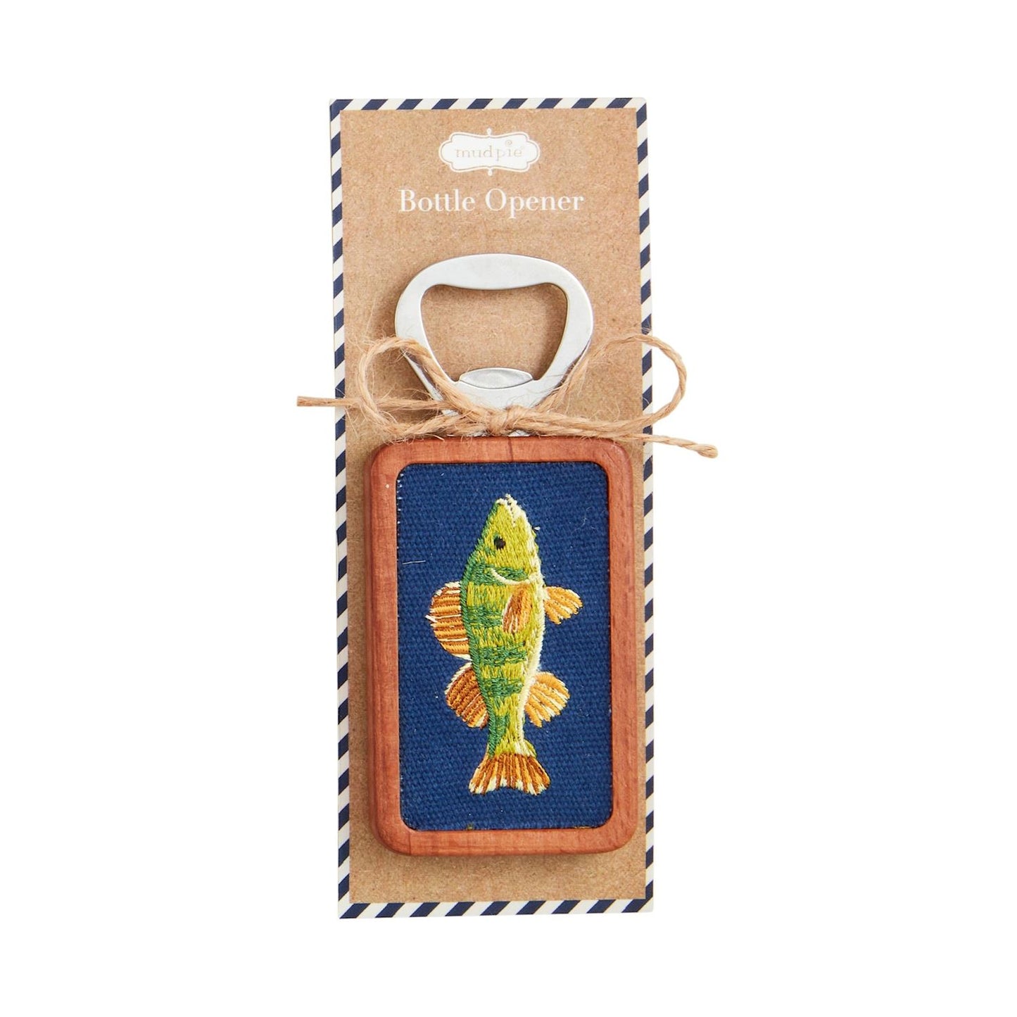 Mud Pie - Embroidered Bottle Opener