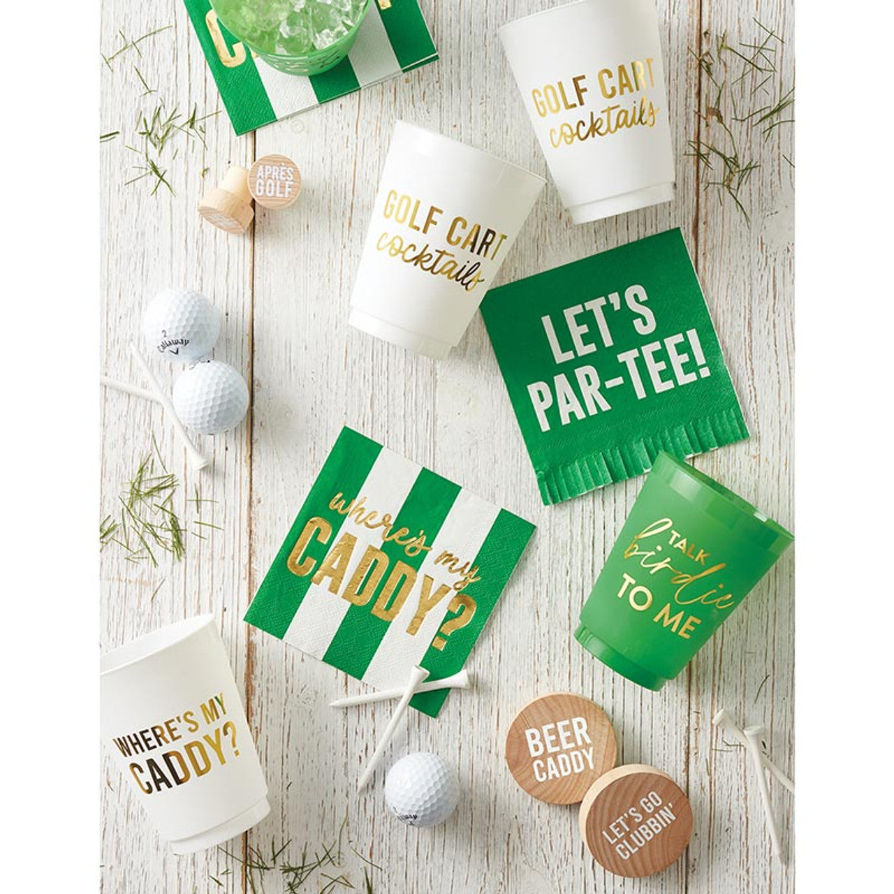 Slant - Party Cups - Talk Birdie To Me - Set 6 - Findlay Rowe Designs