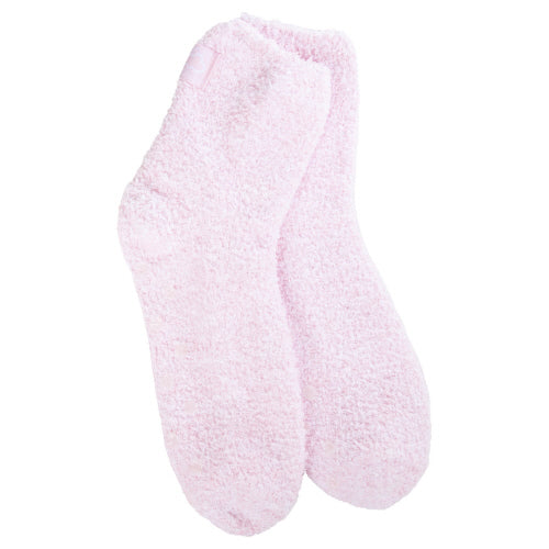 World's Softest Socks - Cozy Quarter Grippers - Orchid Pink