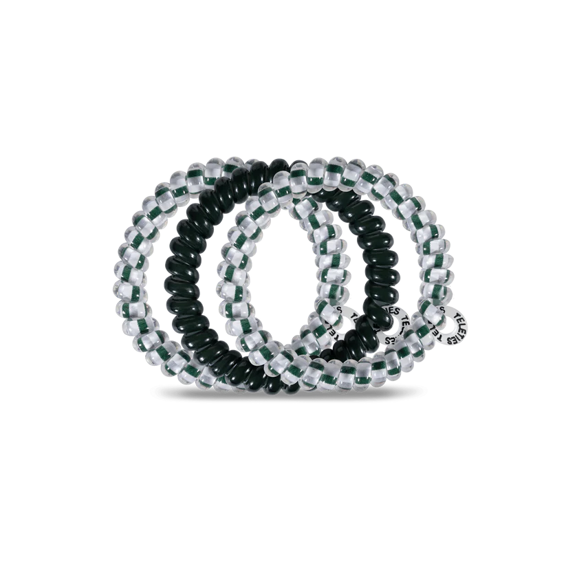 Teleties - Small Hair Ties - Michigan State - Findlay Rowe Designs