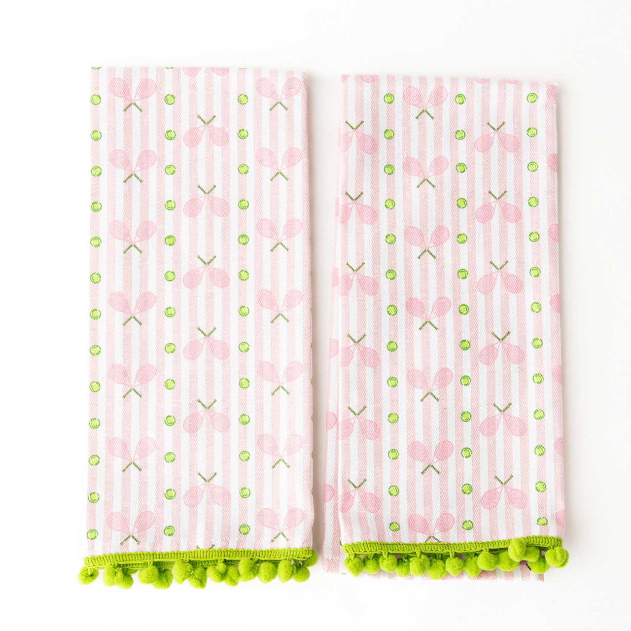 Towel - Cloth - Tennis Pom Pom - Set of 2