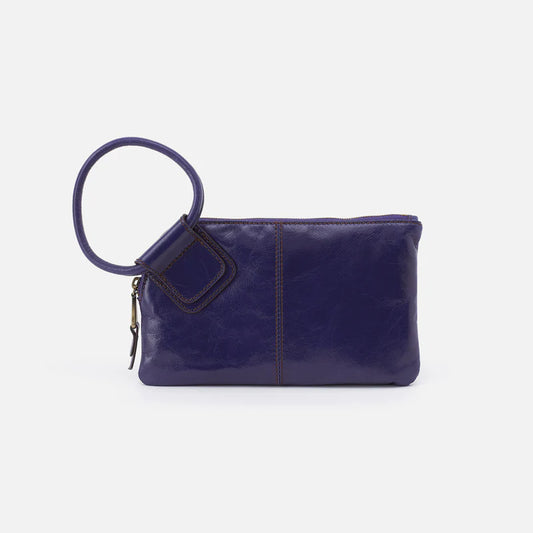 Hobo - Sable Wristlet - Polished Leather Winter Violet