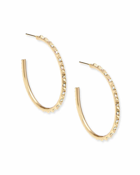 KENDRA SCOTT - Iridescent Crystal Hoop Earring Veronica - Findlay Rowe Designs
