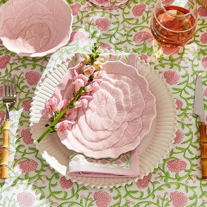Tidbit Plate - Pink Flower - Findlay Rowe Designs