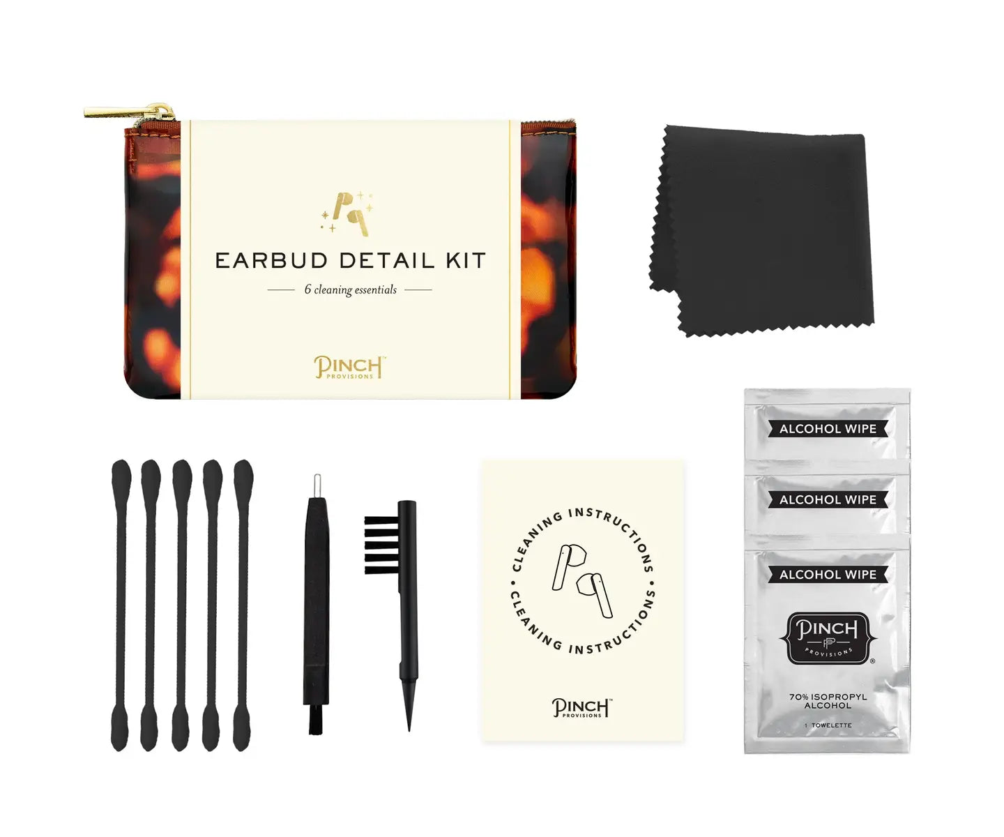 Pinch Provisions - Earbud Detail Kit - Tortoise Shell - Findlay Rowe Designs