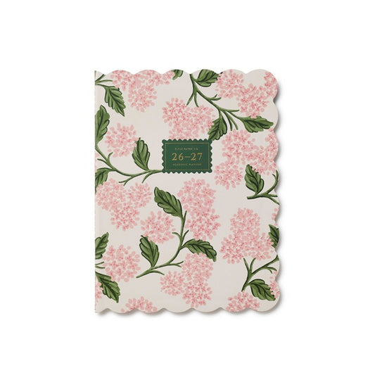 Rifle Paper Co - 2027 Pink Hydrangea 12-Month Academic Appointment Notebook - Findlay Rowe Designs