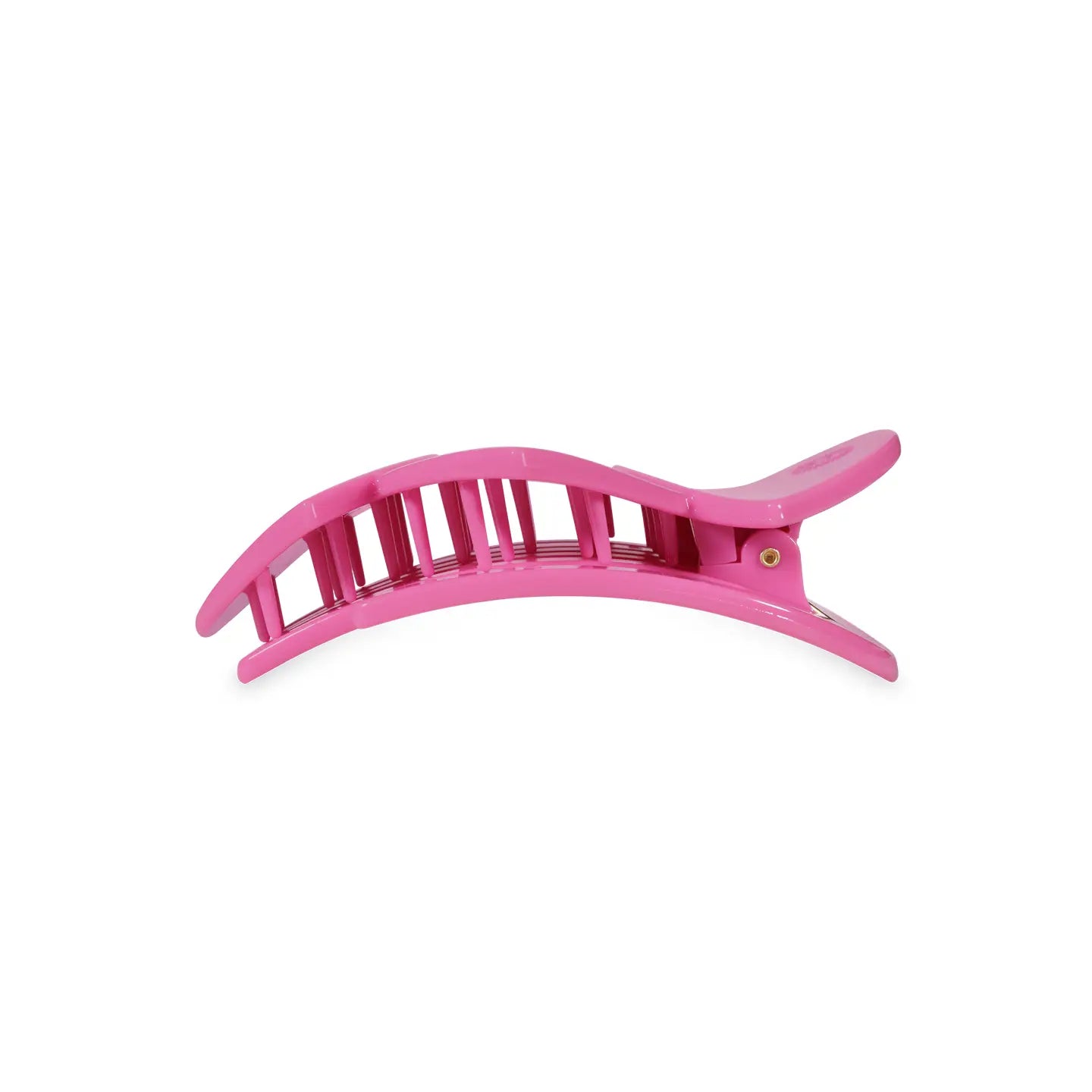 Teleties - Flat Hair Clip - Small - Pink Heart To Heart - Findlay Rowe Designs