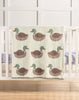 Mud Pie - Baby - Chenille Blanket - Mallard Duck - Findlay Rowe Designs