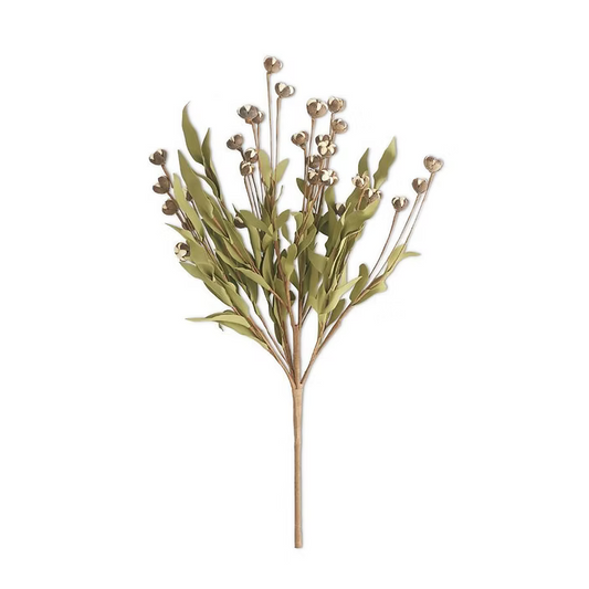 Spray - Cream Bud Bush with Eva Foliage - Findlay Rowe Designs