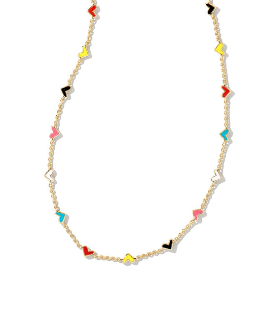 Kendra Scott - Necklace - Haven Gold Heart Strand - Multi Mix - Findlay Rowe Designs