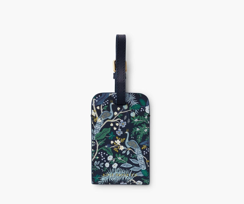 Rifle Paper- Peacock Luggage Tag