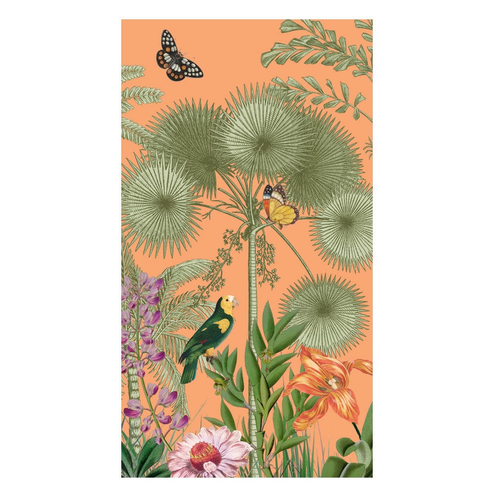 Caspari - Guest Towel Napkin - Paradise Garden Melon - Findlay Rowe Designs
