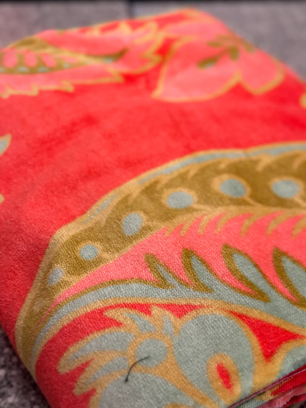 Spartina - Beach Towel - River Club Damask Red - Findlay Rowe Designs