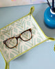 Peepers X Laura Park - Buzzworthy - Tortoise/Marigold Ticking Stripe Pink - Findlay Rowe Designs