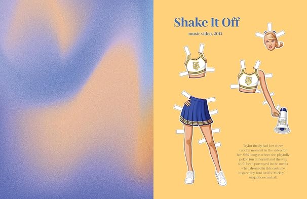 Dress Up Taylor: A Taylor Swift paper doll book featuring her iconic eras - Findlay Rowe Designs