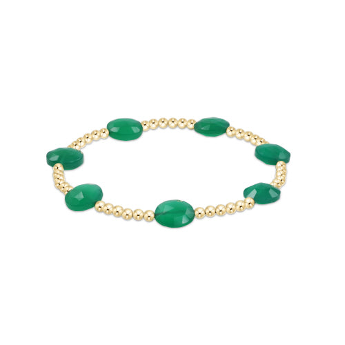 Enewton - Extends Admire Gold 3mm Bead Bracelet - Green Onyx - Findlay Rowe Designs