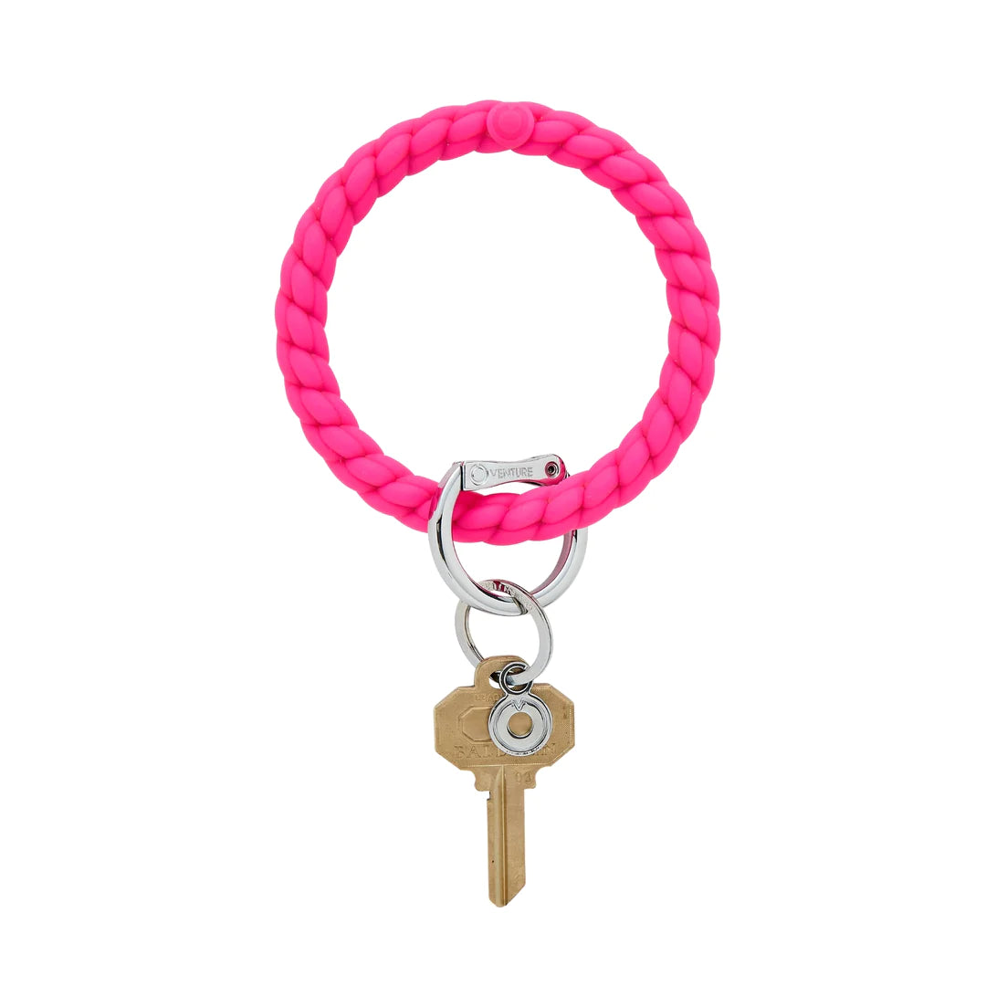 Braided Silicone Big O® Key Ring - Findlay Rowe Designs