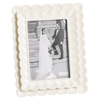 Mud Pie - Frame - 4x6 or 5x7 - White Scalloped - Findlay Rowe Designs