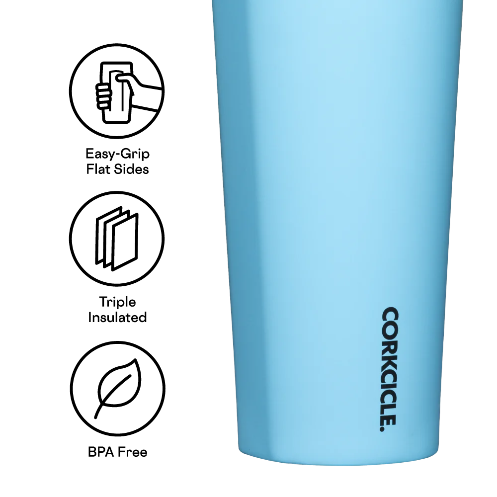 Corkcicle- COLD CUP INSULATED TUMBLER in Santorini - Findlay Rowe Designs