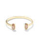 Kendra Scott - Bracelet - Elton Cuff - Gold Taupe Mother of Pearl - Findlay Rowe Designs