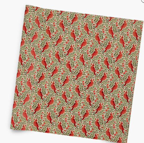 Rifle Paper Co - Gift Roll Wrap - Cardinals