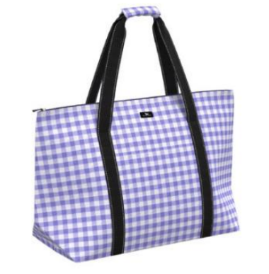 SCOUT- On Holiday in Amethyst & White Check - Findlay Rowe Designs