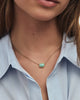 Kendra Scott - Necklace - Daphne Gold Frame Short Pendant - Teal Amazonite - Findlay Rowe Designs