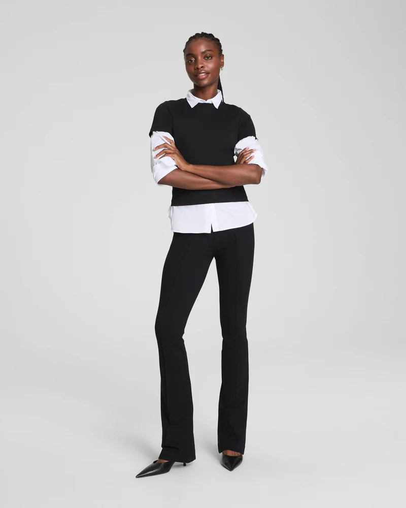 Spanx - Supersmooth PerfectFit Ponte Micro Flare Pant - Black - Findlay Rowe Designs