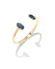 Kendra Scott - Bracelet - Elton Cuff - Gold Bronze Veined Blue Lapis - Findlay Rowe Designs