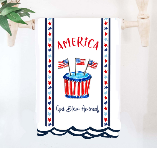 Happy by Rachel - Towel - Happy Birthday America - Findlay Rowe Designs