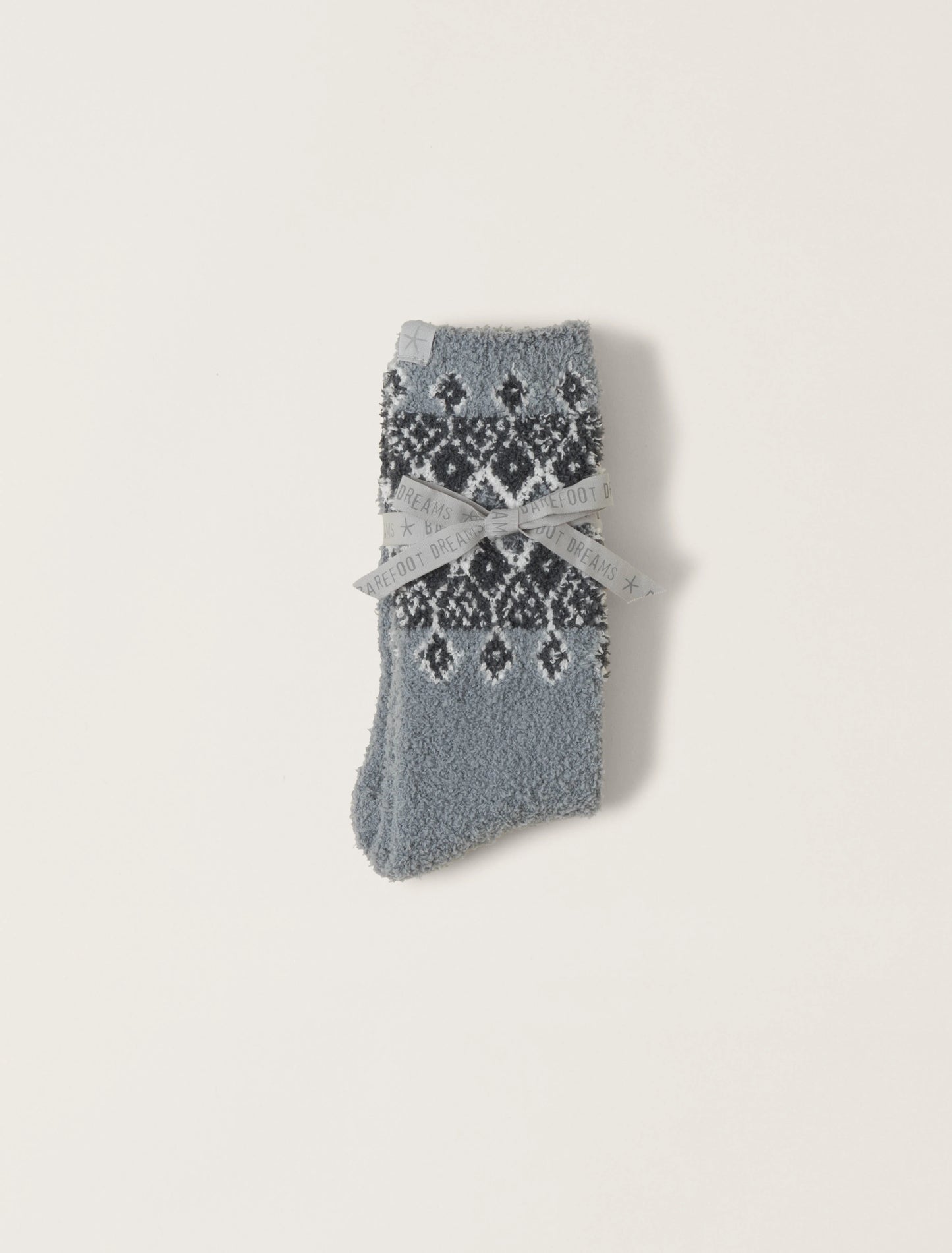 Barefoot Dreams - CozyChic® Fair Isle Socks - Moonbeam - Findlay Rowe Designs